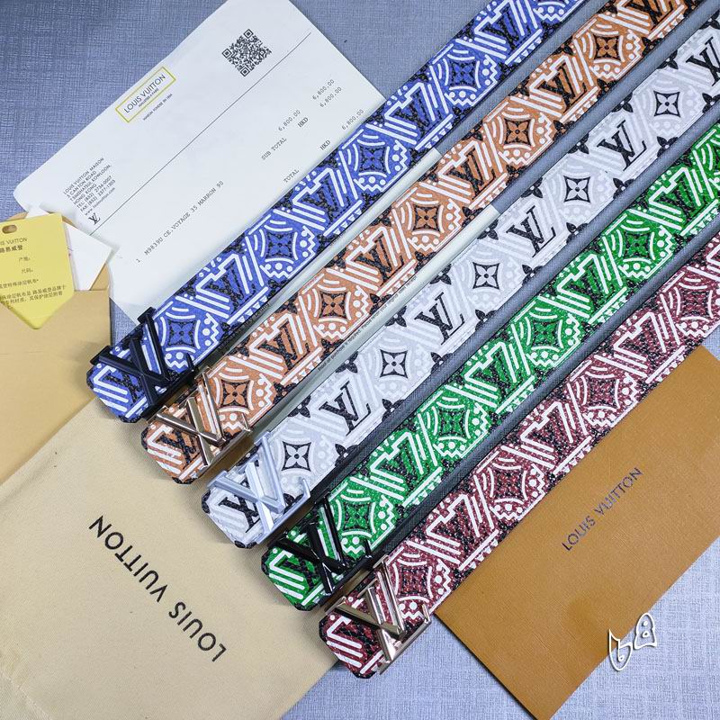 LV Belt 38mmX80-125cm lb07